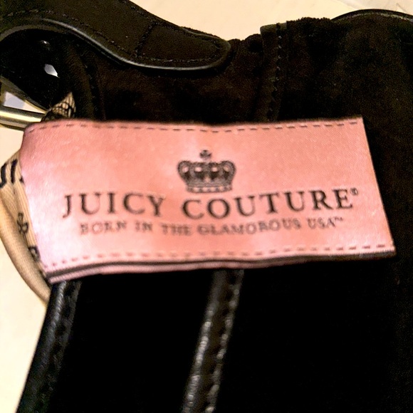 Juicy Couture Crossbody Bag in Black Velvet - Picture 6 of 6